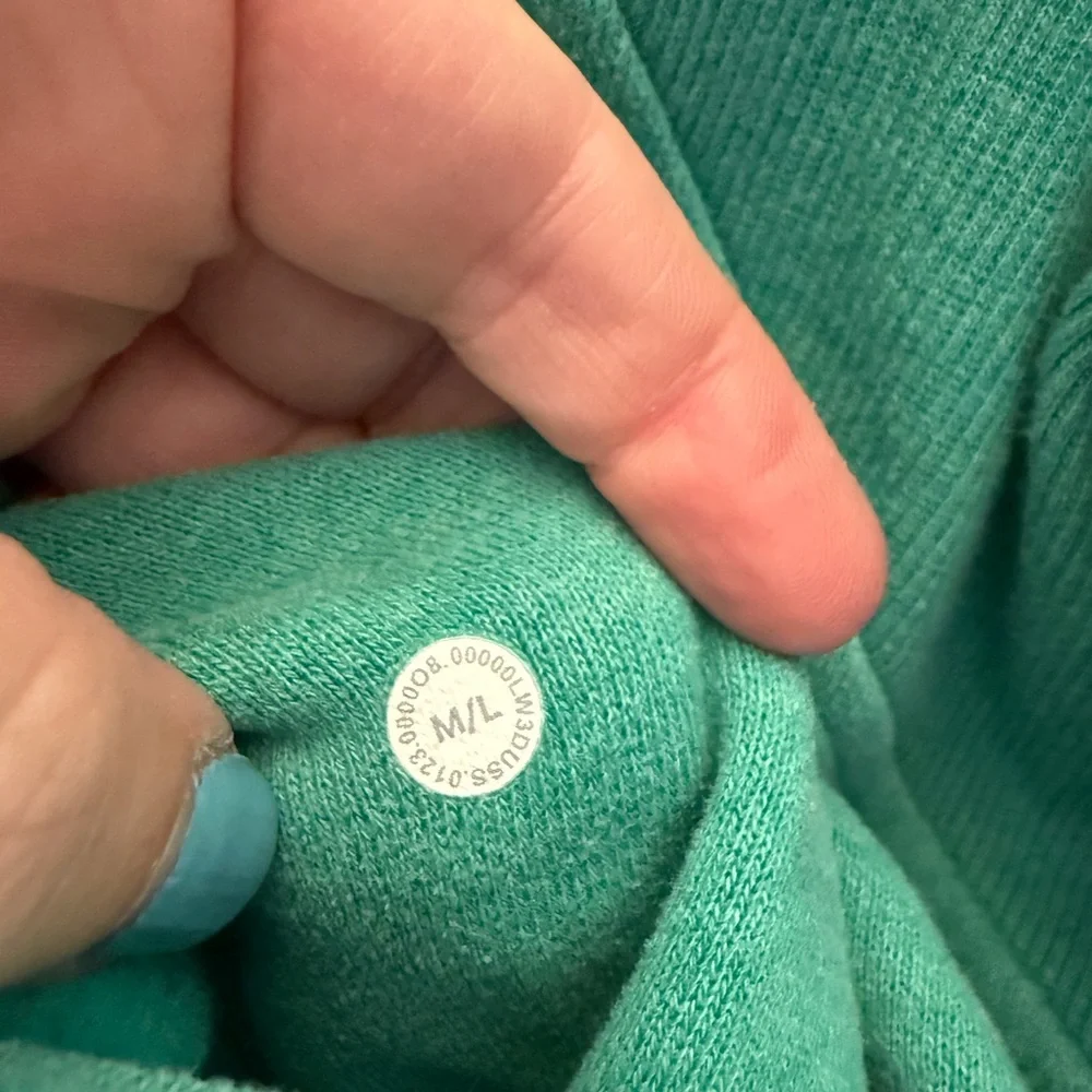 Lululemon green 1/2 zip scuba hoodie - Picture 3 of 6